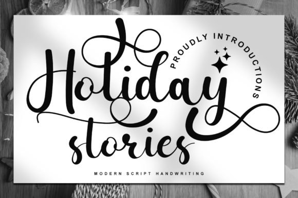 Holiday Stories Font - Featured Image