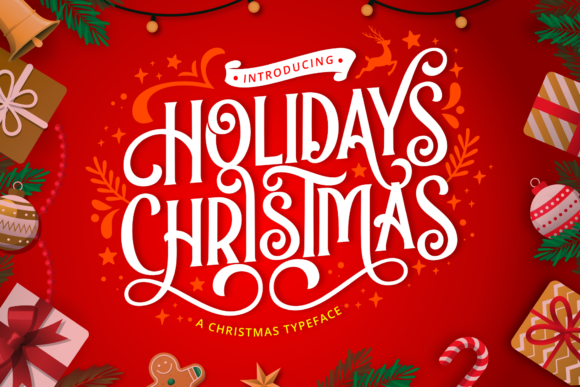 Holidays Christmas Font - Featured Image