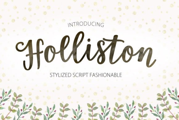 Holliston Script Font - Featured Image
