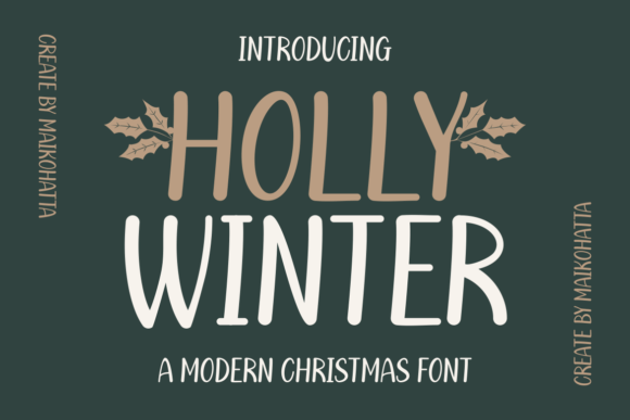 Holly Winter Font - Featured Image
