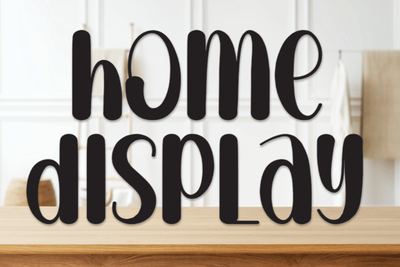 Home Display Font - Featured Image