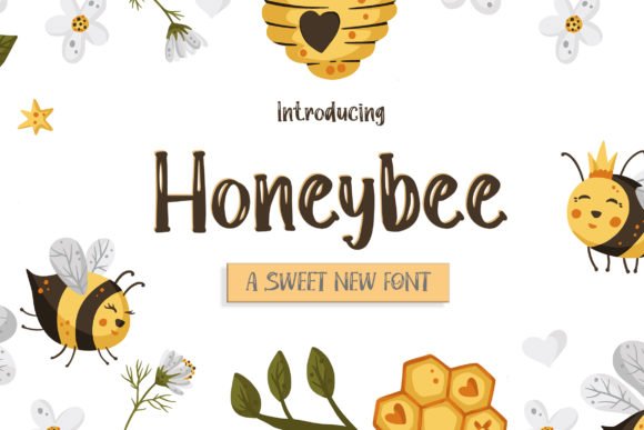 Honeybee Font - Featured Image