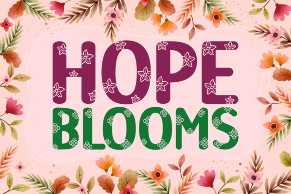 Hope Blooms Font - Featured Image