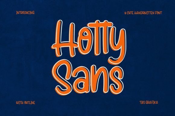 Hotty Sans Font - Featured Image