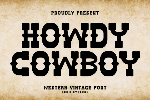 Howdy Cowboy Font - Featured Image