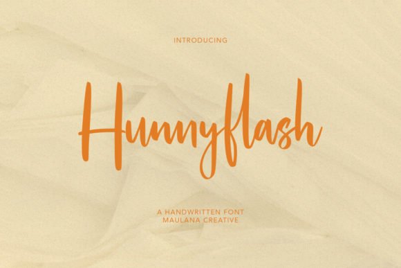 Hunnyflash Font - Featured Image