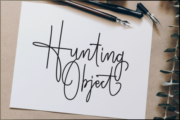 Hunting Object Font - Featured Image