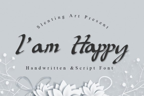 Iam Happy Font - Featured Image