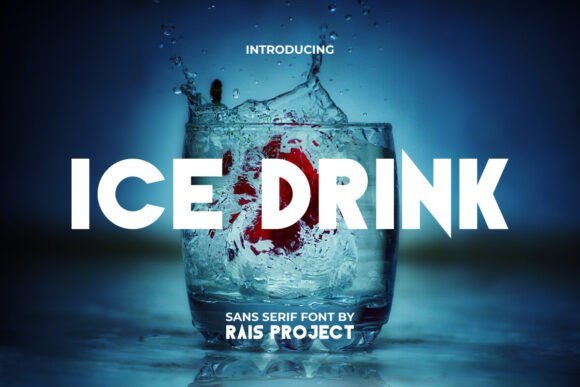 Ice Drink Font - Featured Image