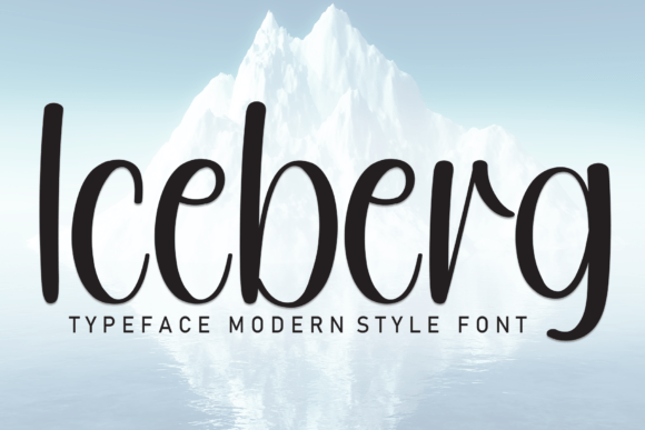 Iceberg Font - Featured Image