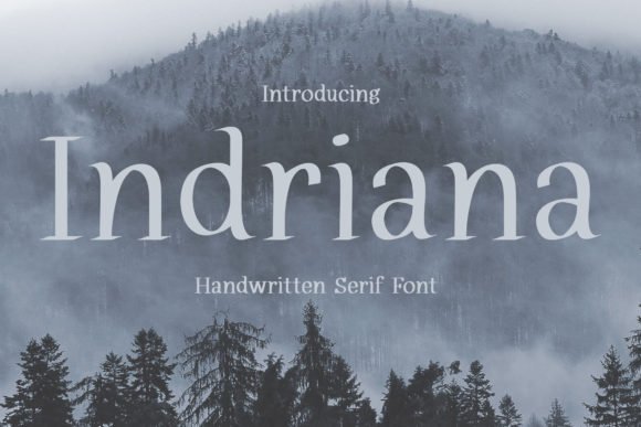 Indriana Font - Featured Image