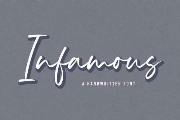 Infamous Font - Featured Image