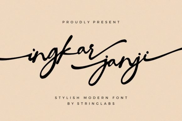 Ingkar Janji Font - Featured Image