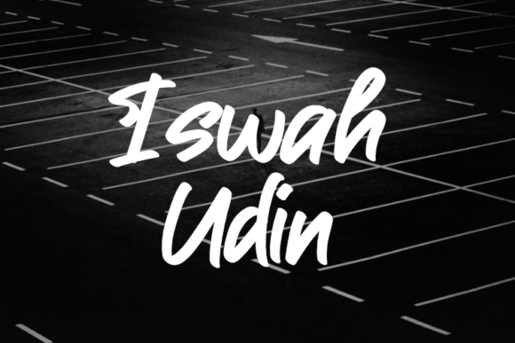 Iswah Udin Font - Featured Image