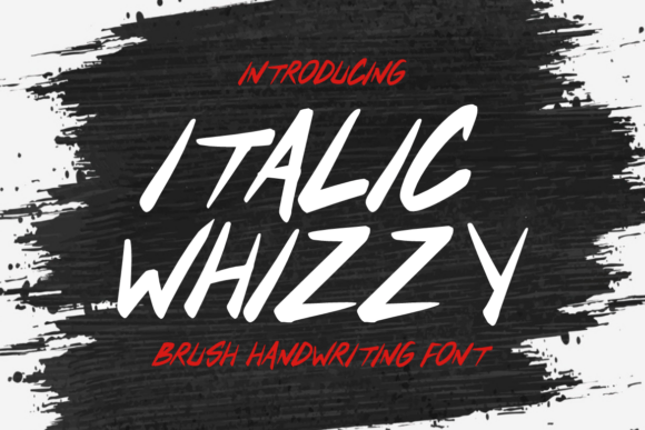 Italic Whizzy Font - Featured Image