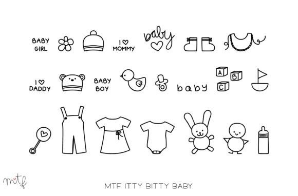 Itty Bitty Baby Font - Featured Image
