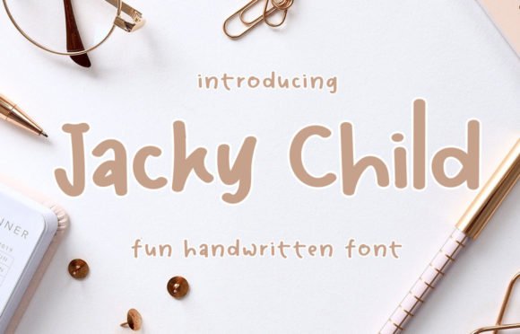 Jacky Child Font - Featured Image