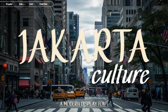 Jakarta Culture Font - Featured Image