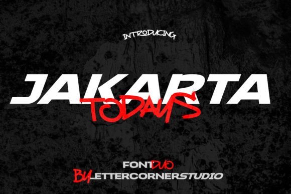 Jakarta Todays Duo Font - Featured Image