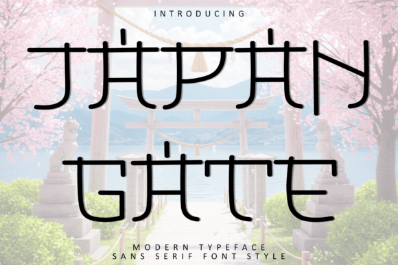 Japan Gate Font - Featured Image
