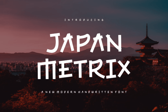 Japan Metrix Font - Featured Image