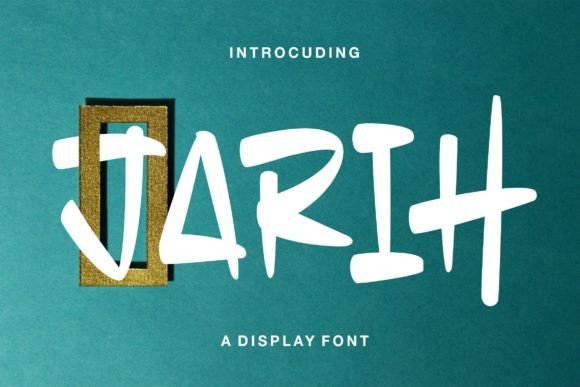 Jarih Font - Featured Image
