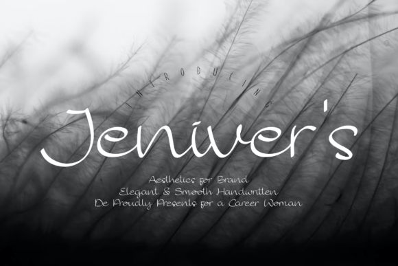 Jenivers Font - Featured Image