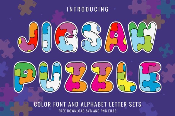 Jigsaw Puzzle Font - Featured Image