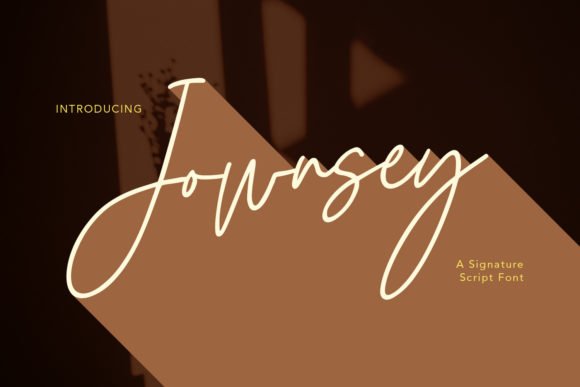 Jownsey Script Font - Featured Image