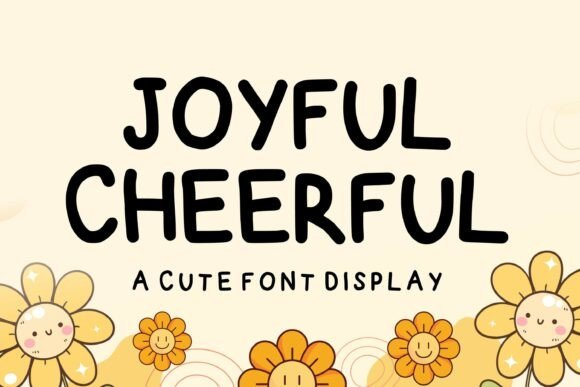 Joyful Cheerful Font - Featured Image