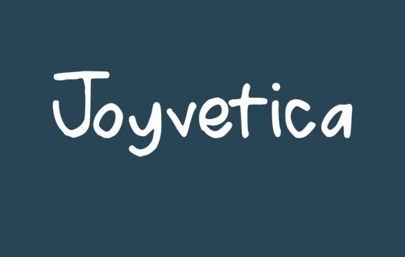Joyvetica Font - Featured Image