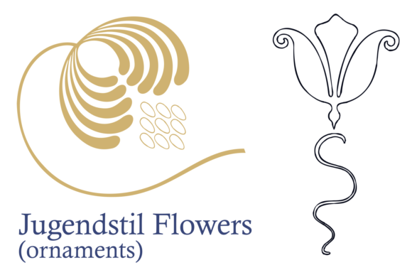 Jugendstil Flowers Font - Featured Image