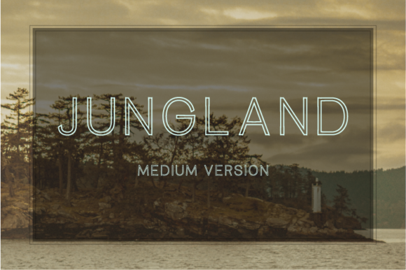 Jungland Outline Medium Font - Featured Image