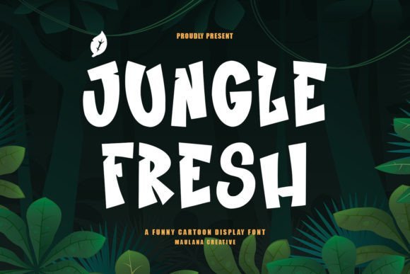 Jungle Fresh Font - Featured Image