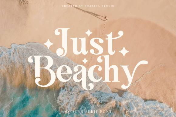 Just Beachy Font - Featured Image