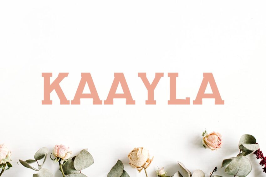 Kaayla Font - Featured Image