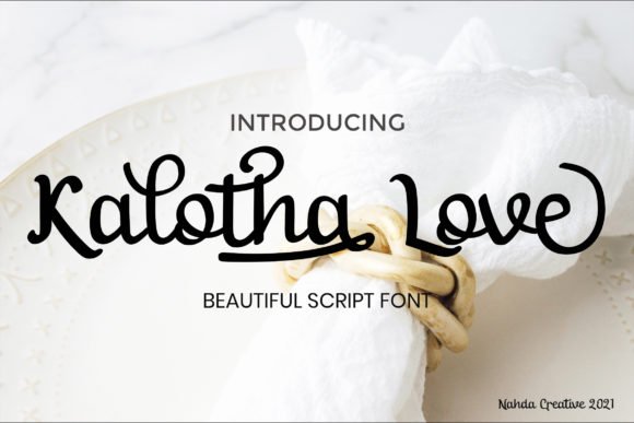 Kalotha Love Font - Featured Image