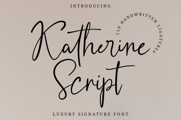 Katherine Script Font - Featured Image