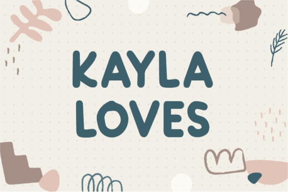 Kayla Loves Font - Featured Image