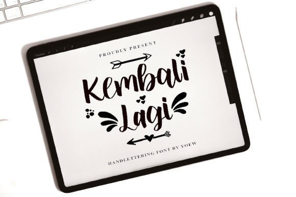 Kembali Lagi Font - Featured Image