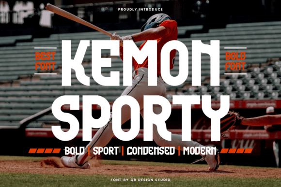 Kemon Sporty Font - Featured Image