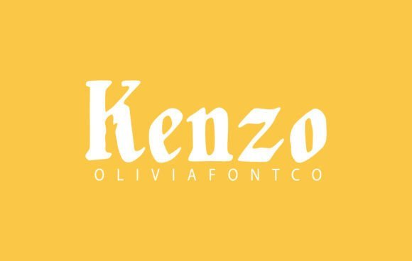 Kenzo Font - Featured Image