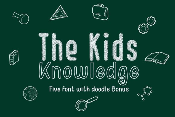 Kids Knowledge Family Font - Featured Image