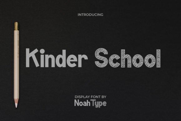 Kinder School Font - Featured Image