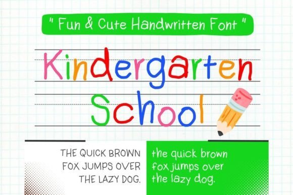 Kindergarten School Font - Featured Image