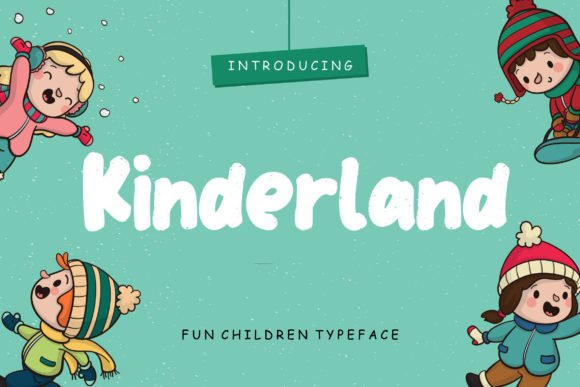 Kinderland Font - Featured Image