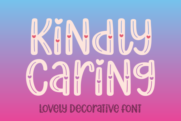 Kindly Caring Font - Featured Image