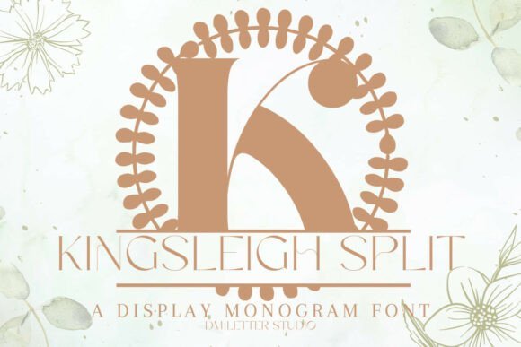 Kingsleigh Split Monogram Font - Featured Image