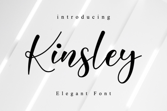 Kinsley Script Font - Featured Image