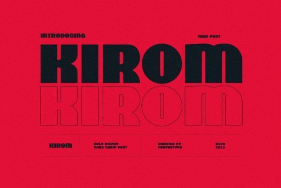 Kirom Font - Featured Image